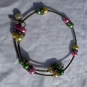 Vantel Pearl Wire wrap bracelet